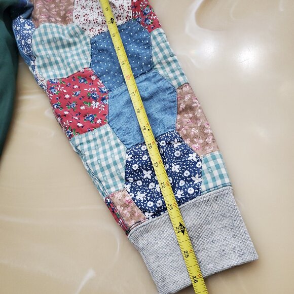 Polo Ralph Lauren Flag Patchwork-Sleeve Fleece Sweatshirt Verano Green 2XLT - Picture 13 of 16